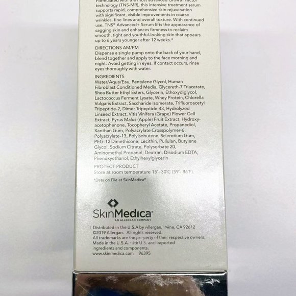 SkinMedica TNS Advanced+ Serum 1.0 Ounce- Brand New! Fresh! - Picture 4 of 6